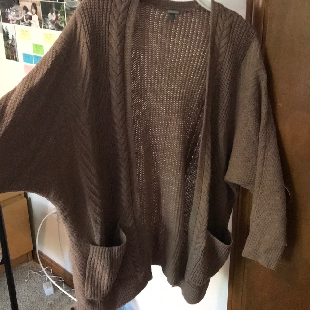 Chunky cable knit cardigan